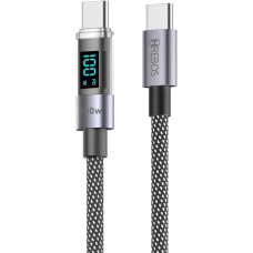 Cabo Dual Type-C  Turbo 100W Midnight 2 Metros CB-372C Hrebos