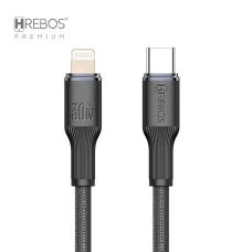 Cabo Usb-C para Lightning Turbo 30W 1m CB-373i Hrebos