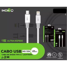 Cabo Usb-C Para Lightning Prata 1M 27W Ims-153 Imenso