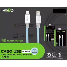 Cabo Usb-C Para Lightning Azul 1M 27W Ims-153 Imenso