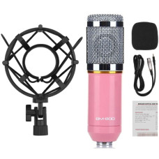 Microfone Condensador BM800 Pink