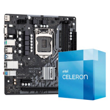 Kit Processador Intel Celeron G5905 Série G + Asrock H510M-HVS
