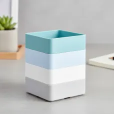 Porta Lápis e Canetas Plástico Colorido HU70506 Inter Paper Porta Lápis e Canetas Plástico Colorido HU70506 Inter Paper