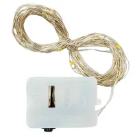 Fio de Luz LED Fada para Decoração Luz Quente/Branca 2M Interponte Fio de Luz LED Fada para Decoração Luz Quente/Branca 2M Interponte