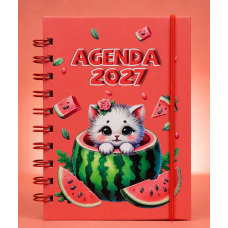 Agenda 2027 Pequena Patinhas e Glitter 104x141 168 Fls Interponte