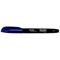 Marcador Permanente Ponta Chanfrada 96086 Azul JOCAR OFFICE