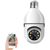 Câmera Lâmpada IP JT-8177 Panorâmica Inteligente Jortan