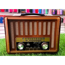 Rádio Portátil Retrô FM-AM-SW-USB-TF KA-3330 Kapbom