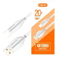 Cabo USB-C CB612C 1M 5A 20W Kimaster