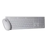 Teclado e Mouse Wireless KA-60W9 + MA-A7W4 Branco K-MEX