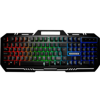 Teclado USB Gamer Fusion LED RGB Preto KM-M712 K-Mex