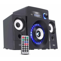 Caixa de Som Mini Subwoofer 2.1 Bluetooth KP-6022BH Knup