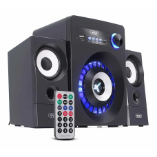 Caixa de Som Mini Subwoofer 2.1 Bluetooth KP-6022BH Knup