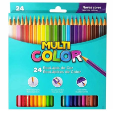 Lápis de Cor 24 Cores Ecolápis Multicolor 11.2400N  Faber Castell 