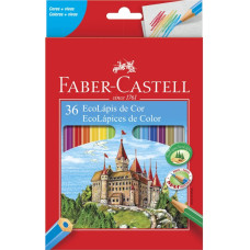 Lápis de Cor 36 Cores Ecolapis Faber Castell