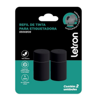 Refil de Tinta para Etiquetadora 5500EOS Blister com 2 Unidades 10327 Letron Refil de Tinta para Etiquetadora 5500EOS Blister com 2 Unidades 10327 Letron