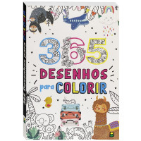 Livro 365 Desenhos para Colorir Brasil Leitura