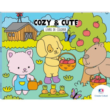 Livro de Colorir Cozy e Cute