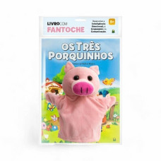 Livro com Fantoche Os Três Porquinhos Todo Livro