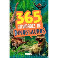 Livro Dinossauros 365 atividades e desenhos para colorir
