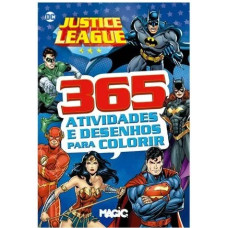 Livro Justice League 365 atividades e desenhos para colorir