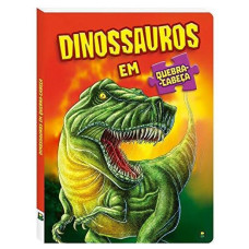 Livro quebra cabeça Dinossauros