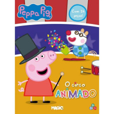 Livro quebra cabeça Peppa Pig