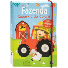 Superkit de Colorir com 4 lápis Fazenda