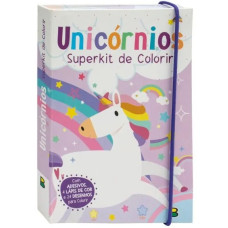 Superkit de Colorir com 4 lápis Unicornio