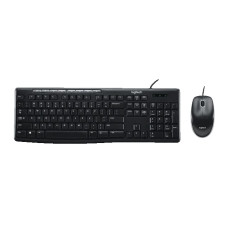 Combo Teclado e Mouse USB MK200 Preto Logitech