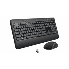 Combo Teclado e Mouse Wireless MK540 Preto Logitech