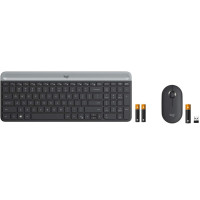Combo Teclado e Mouse Wireless MK470 Preto Logitech