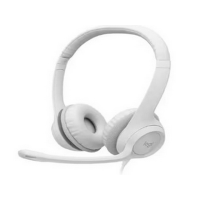 Headset USB com Microfone H390 Branco Logitech