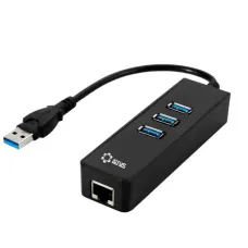 Adaptador Ethernet Rj45 Gigabit Hub Usb 3.0 LT-1163 Lotus