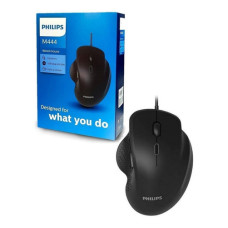 Mouse USB Philips Óptico Até 3200dpi M444 Spk7444 6 Botoes