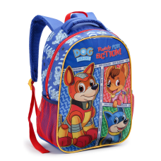 Mochila Escolar MI40510 Infantil Dog Heroes Azul Seanite