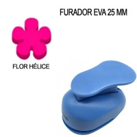 Furador de Papel e EVA Flor Hélice 25mm Make+
