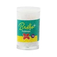 Glitter Poliester 3G Branco 7000 Make+ 
