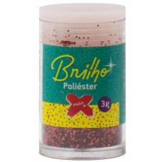 Glitter Poliester 3G Vermelho 7002 Make+ Glitter Poliester 3G Vermelho 7002 Make+