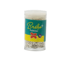 Glitter Poliester 3G Ouro Branco 7005 Make+ 