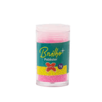 Glitter Poliester 3G Rosa Neon 7017 Make+ 