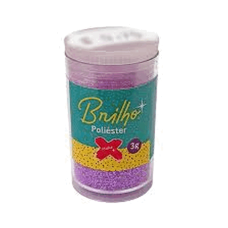 Glitter Poliester 3G Lilas Neon 7022 Make+ 