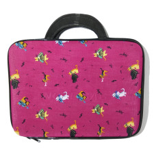 Maleta Notebook 14 Cas-1000 Magenta Com Estampa De Gatinhos Violinistas