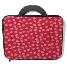 Maleta Notebook 14 Cas-1000 Vermelho Com Estampa De Morango