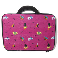 Maleta Notebook 15.6 Cas-1903 Magenta Com Estampa De Gatinhos Violinistas