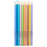 Lápis de Cor Resina Tons Pastel 10 Cores MP-713 Masterprint