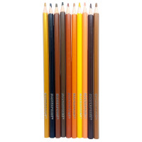 Lápis de Cor Resina Tons de Pele 10 Cores MP-714 Masterprint