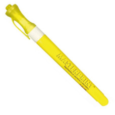 Caneta Marca Texto Slim Neon Amarelo 1 Unidade Masterprint
