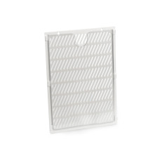 Suporte para Aviso Branco Acrílico Maxcril