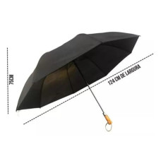 Guarda-Chuva 8 Varetas Preto 50cm Max-GC1155 MaxMidia